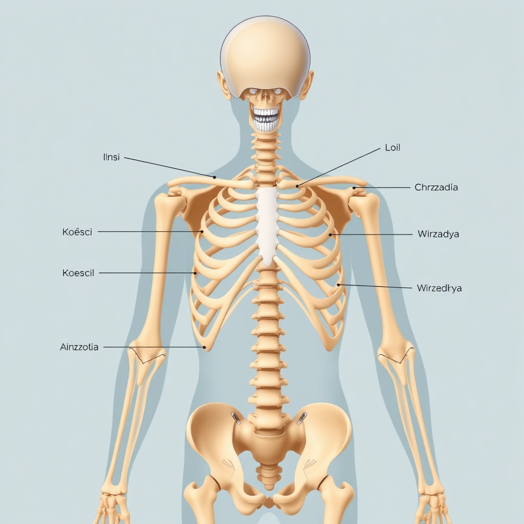 Anatomiczny przekrój stawu kolanowego