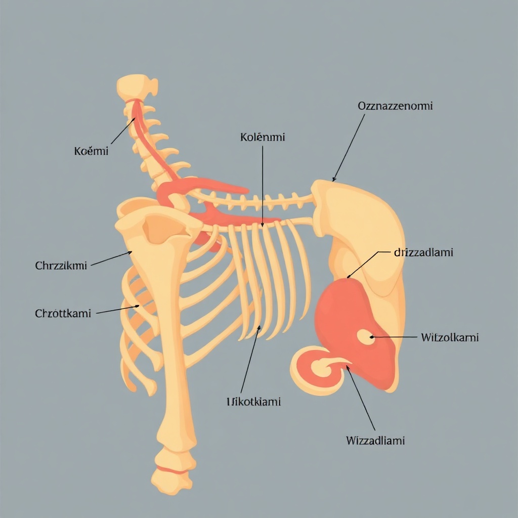 Anatomia stawu kolanowego — przekrój